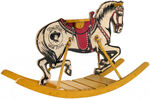 "TOM MIX AND TONY" CHILD'S ROCKING HORSE.