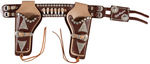 "ROY ROGERS" DOUBLE HOLSTER SET.