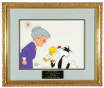 “KISS & MAKE UP” LOONEY TUNES CHARACTERS FRIZ FRELENG SIGNED LIMITED EDITION  #1 OF 200 CEL DISPLAY.