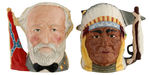 "THE ANTAGONISTS COLLECTION" COMPLETE ROYAL DOULTON CHARACTER JUG SET.