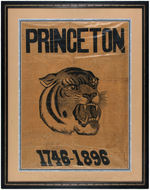 "PRINCETON" TIGERS 1746-1896 FRAMED BANNER.