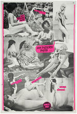 "MR. PETER'S PETS" OVERSIZED SEXPLOITATION MOVIE POSTER.