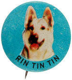 RIN TIN TIN RARE 1959 BUTTON.