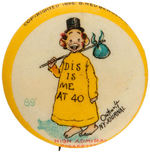 YELLOW KID BUTTON #69.