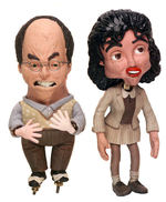 "SEINFELD" WILL VINTON CLAYMATION FIGURES.