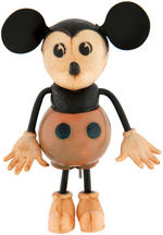 MICKEY MOUSE FIVE-FINGERED GERMAN CELLULOID WIND-UP TOY.