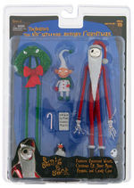 "TIM BURTON'S THE NIGHTMARE BEFORE CHRISTMAS" NECA/REEL TOYS ACTION FIGURE LOT.