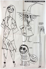 "TIM BURTON'S THE NIGHTMARE BEFORE CHRISTMAS" BURGER KING WINDOW CLING & STENCILS.