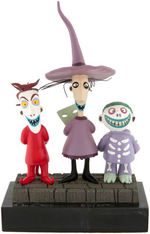 "THE NIGHTMARE BEFORE CHRISTMAS" DAVID KRACOV SIGNED & NUMBERED STATUE TRIO.