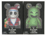 "TIM BURTON'S THE NIGHTMARE BEFORE CHRISTMAS - VINYLMATION FIGURE SET & PINS.