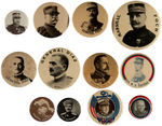 WWI WORLD WIDE GROUP OF TWELVE BUTTONS.