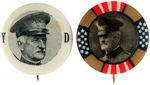 GENERAL JOHN J. PERSHING GROUP OF SIX WWI PORTRAIT BUTTONS.