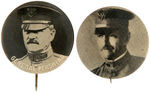 GENERAL JOHN J. PERSHING GROUP OF SIX WWI PORTRAIT BUTTONS.