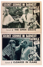 "SECRET SERVICE IN DARKEST AFRICA" LOBBY CARD LOT