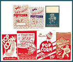 1940s, 50s, 60s POPCORN BOXES.