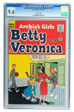 ARCHIE'S GIRLS, BETTY AND VERONICA # 102 JUNE 1964 CGC 9.6 OFF-WHITE PAGES.