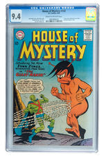 HOUSE OF MYSTERY #143 JUNE 1964 CGC 9.4 CREAM TO OFF-WHITE PAGES.