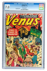 VENUS #11 NOV. 1950 CGC 7.0 OFF-WHITE PAGES.