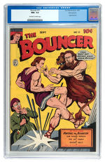 THE BOUNCER #11 SEP. 1944 CGC 9.6 OFF-WHITE TO WHITE PAGES PENNSYLVANIA COPY.