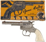 "GENE AUTRY PISTOL 50 SHOT WESTERN REPEATER" BOXED CAP GUN.