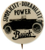 EARLY BUICK CAR BUTTON.