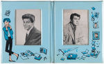 "EDD KOOKIE BYRNES" BINDER & "DATE LINE" PHOTO HOLDER TRIO.