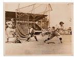 BABE RUTH WITH THE BOSTON BRAVES AT SPRING TRAINING NEWS SERVICE PHOTO.