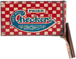 CHECKERS POPCORN RARE TIN PRIZE PAIR.