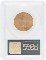 $10 LIBERTY HEAD 1900 GOLD EAGLE PCGS MS62.