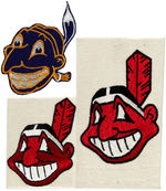 CLEVELAND INDIANS CHIEF WAHOO GROUP OF EIGHT PATCHES.