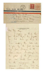 Charles Lindbergh Panama Canal Air Mail Letter 1929