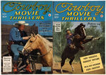 "COWBOY MOVIE THRILLER" MAGAZINE SET & LETTER.