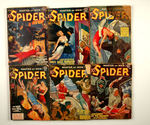 “THE SPIDER” 1940 FULL YEAR PULP LOT.