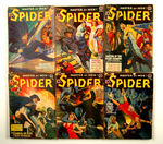 “THE SPIDER” 1940 FULL YEAR PULP LOT.