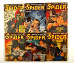 “THE SPIDER” 1942 FULL YEAR PULP LOT.