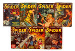 “THE SPIDER” PULP LOT.