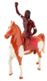 RED RYDER CONTEST PRIZE INDIAN FIGURE ON HORSEBACK.