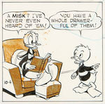 "DONALD DUCK" ORIGINAL 1967 AL TALIAFERRO DAILY COMIC STRIP ART.