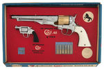 HUBLEY "2 AUTHENTIC COLT GUN REPLICAS" BOXED GUN SET.