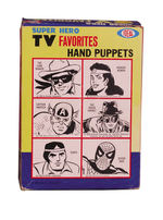 "THE LONE RANGER/TONTO" IDEAL PUPPETS WITH LONE RANGER BOX.