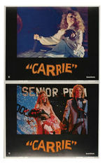 “CARRIE” LOBBY CARD SET.