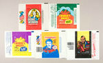 TV SHOW GUM CARD SETS.