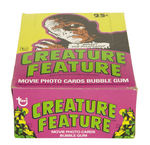 “CREATURE FEATURE/YOU’LL DIE LAUGHING” FULL GUM CARD DISPLAY BOX.