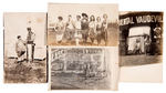 CIRCUS/SIDE SHOW PERFORMERS LOT OF SEVEN REAL PHOTO POSTCARDS.