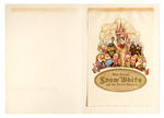 WALT DISNEY STUDIO CHRISTMAS CARD SET FOR 1937.