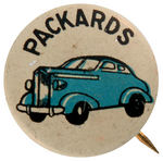 PACKARD AUTOMOBILE GROUP OF FIVE ITEMS.