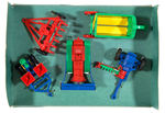 "IDEAL PLASTIC FARM IMPLEMENT SET."