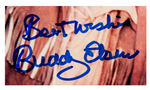 “BEST WISHES FESS PARKER/BEST WISHES BUDDY EBSEN” DAVY CROCKETT CHARACTER DOUBLE SIGNED PHOTO.