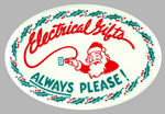 SANTA PROMOTES "ELECTRICAL GIFTS."