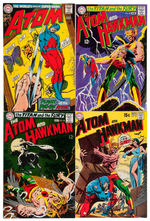 "THE ATOM" AND "THE ATOM AND HAWKMAN" LOT OF 5 ISSUES.